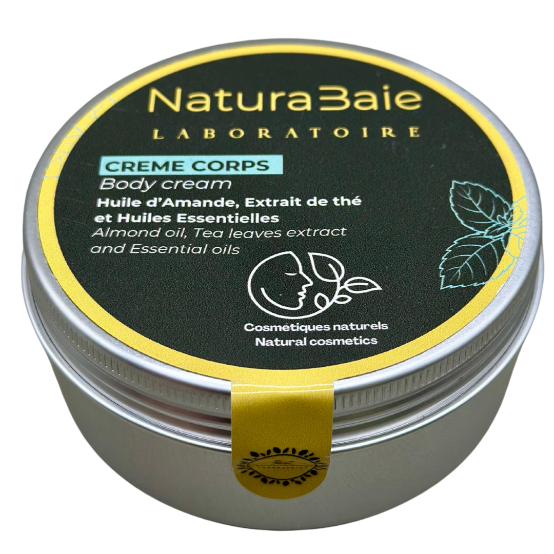 Body cream with essential oils