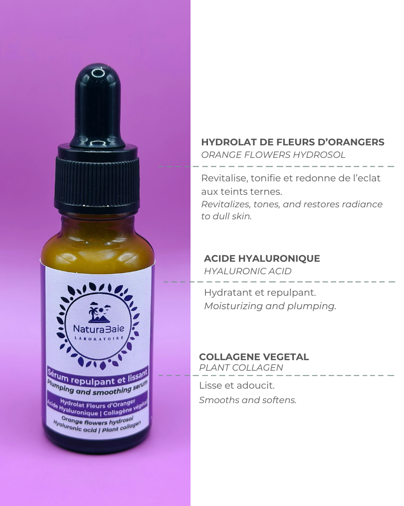 Plumping and smoothing face serum