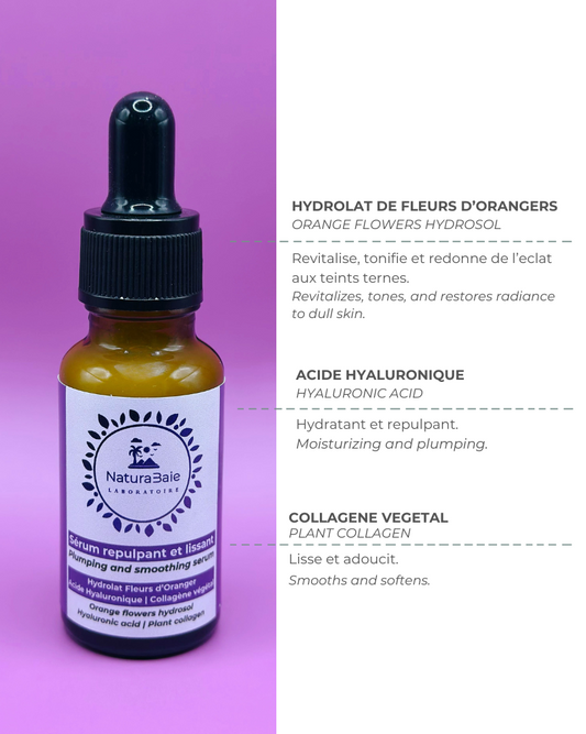 Plumping and smoothing face serum